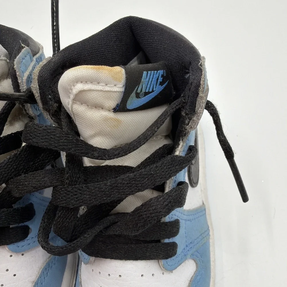 Jordan 1 High University Blue Toddler AQ2665-134 Air Jordan Retro UNC‎ 1s Sz 6C